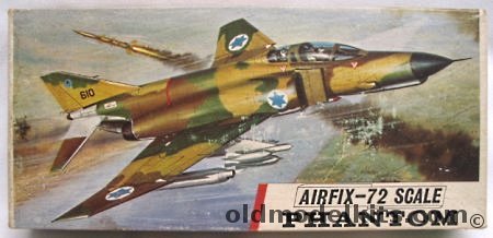 Airfix 1/72 McDonnell F-4B/C/D/E & J Phantom II US Navy - US or Israeli Air Force Type 3 Logo, 493 plastic model kit